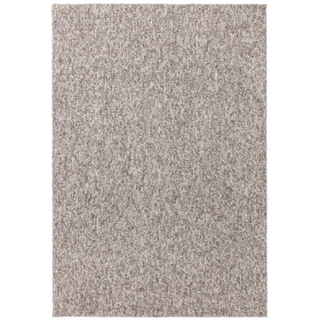 Washable Boden Modern Plain Bobble Textured Durable Soft-Touch Tonal Space-Dyed Polyester Lopped Pile Flatweave Stone Grey Rug-Asiatic Carpets-Rug Love - The Most Loved Rug Store